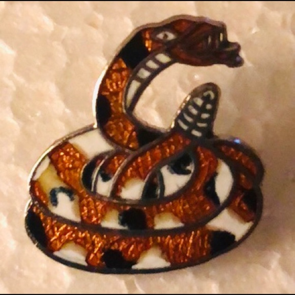 Tie Tack VTG Cloisonné Snake